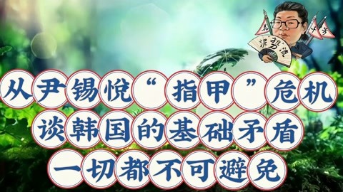 花千芳:从尹锡悦"指甲"危机,谈韩基础矛盾,一切都不可避免