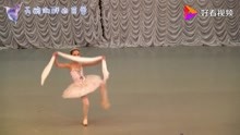 俄罗斯小萝莉的“雷蒙达”芭蕾独舞，一袭白裙，真像一个小天使