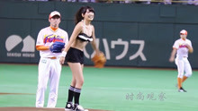 日本模特久松郁实，球场上泳装开球惊不惊艳？