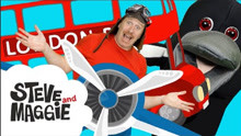 玩具城 Wheels on the Bus - Steve and Maggie！