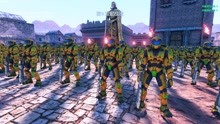 [图]战争模拟器：光环战士坚守城市，四个方向都有敌人，只能背水一战