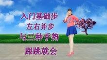 [图]广场舞入门基础步《最爱的就是你》左右并步加三种手势，跟跳就会