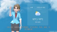 长春市2021年9月23日天气预报
