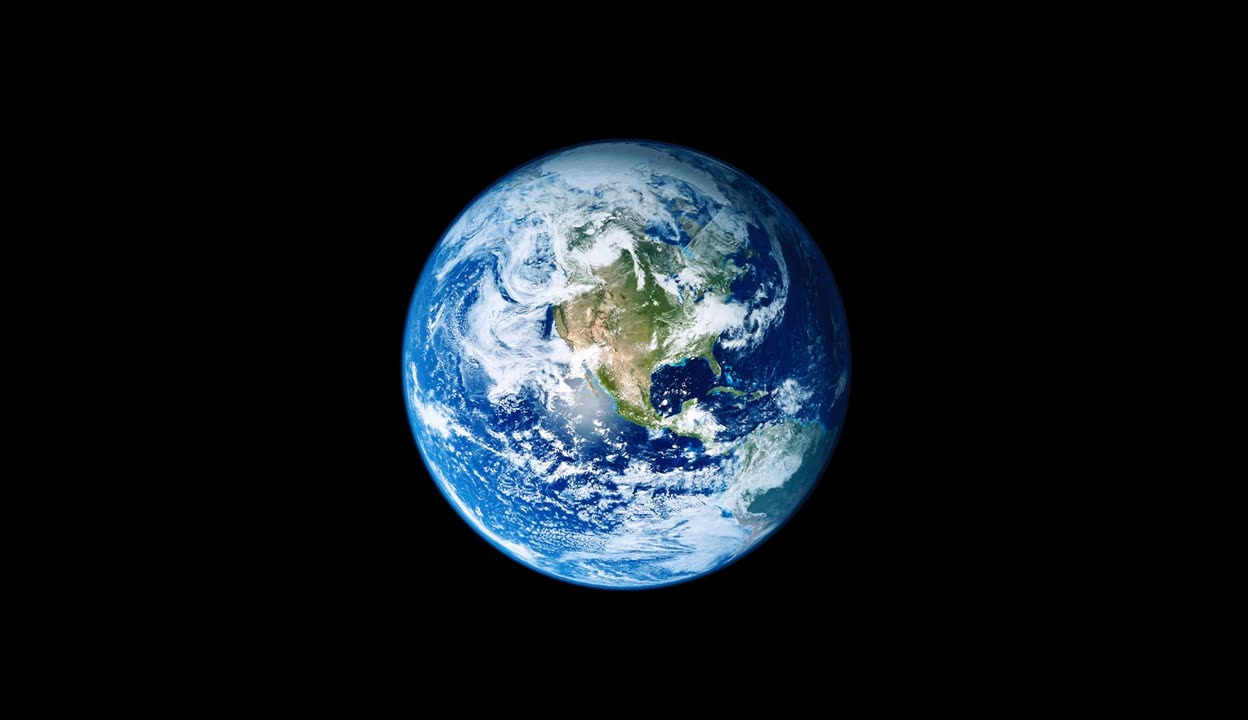 宇宙拍摄的真实地球图片