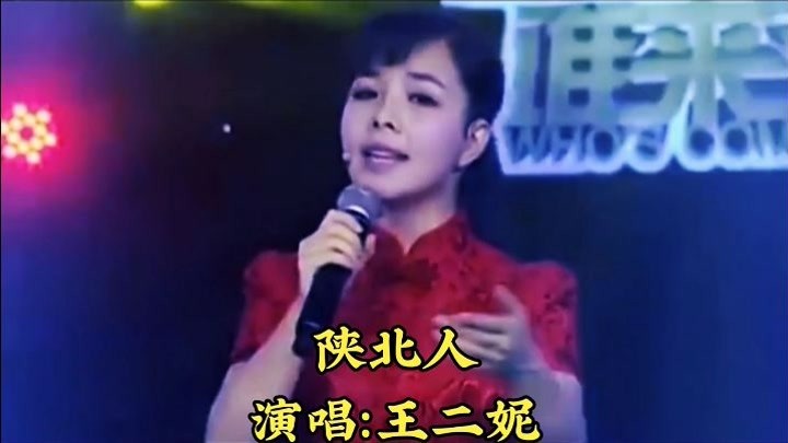 王二妮演唱陕北民歌《陕北人》，清脆的歌声，唱出了陕北人的淳朴之风