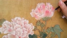 [图]宋画小品《红芙蓉图》白描设色绘制过程，分享工笔画，传统文化！