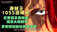 [图]海贼王1055话情报，红发吓走海军大将绿牛，罗宾找到路标历史正文