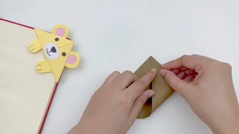 小熊折纸步骤图解简单图片
