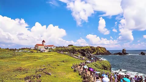 济州岛:韩国的天然氧吧,探索神秘的自然美景和迷人文化