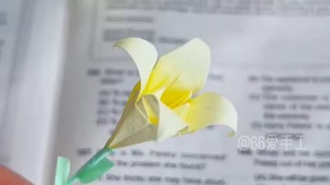 玉兰花折纸教程图片