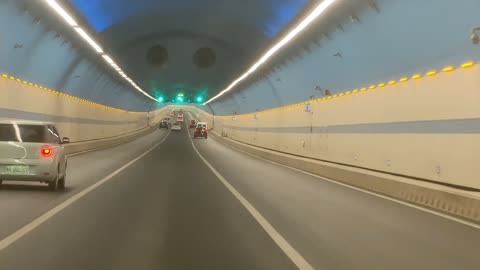 望岳路隧道图片