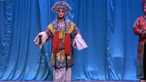 秦腔《绑子上殿》,美女舞台表演入情入境,演唱字正腔圆韵味悠长